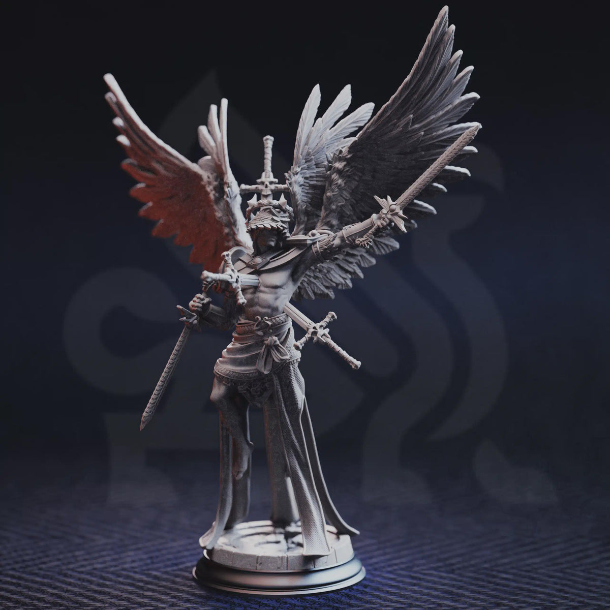 Caerian The Inevitable Angel of Death 16k Resin Monster DM Stash Huge 32mm Boss