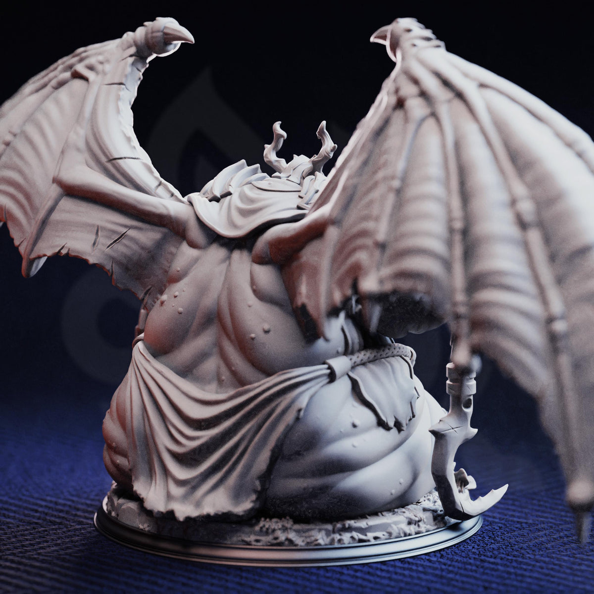 Bodge The Ravenous Gluttony Devil 16k Resin Monster DM Stash Large 32mm Boss