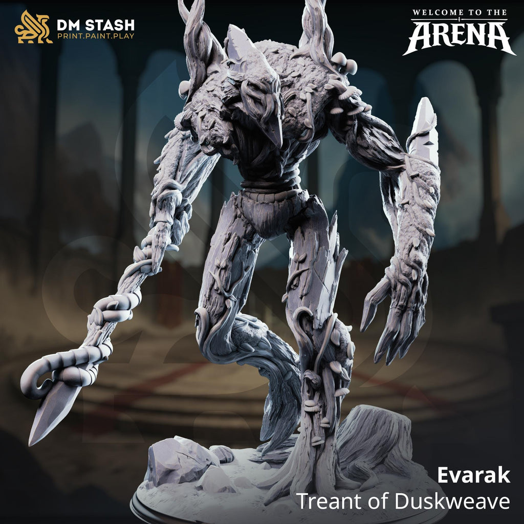 Evarak Treant of Duskweave | 16K Resin Forest Guardian Boss Miniature