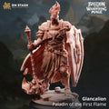 Glancalion Paladin Miniature | First Flame Hero | D&D, Pathfinder RPG Resin Figurine