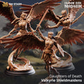 Daughters of Death Valkyrie Shieldmaidens 16k Resin Monster DM Stash Huge 32mm Scale Enemy