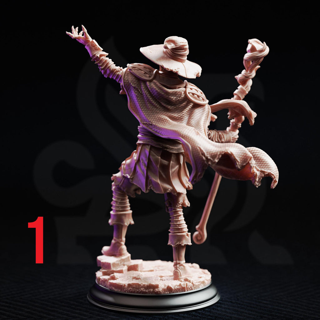 Dragonblight Cursed Wizard Mage Miniatures | Arcane University TTRPG D&D (32mm/75mm)