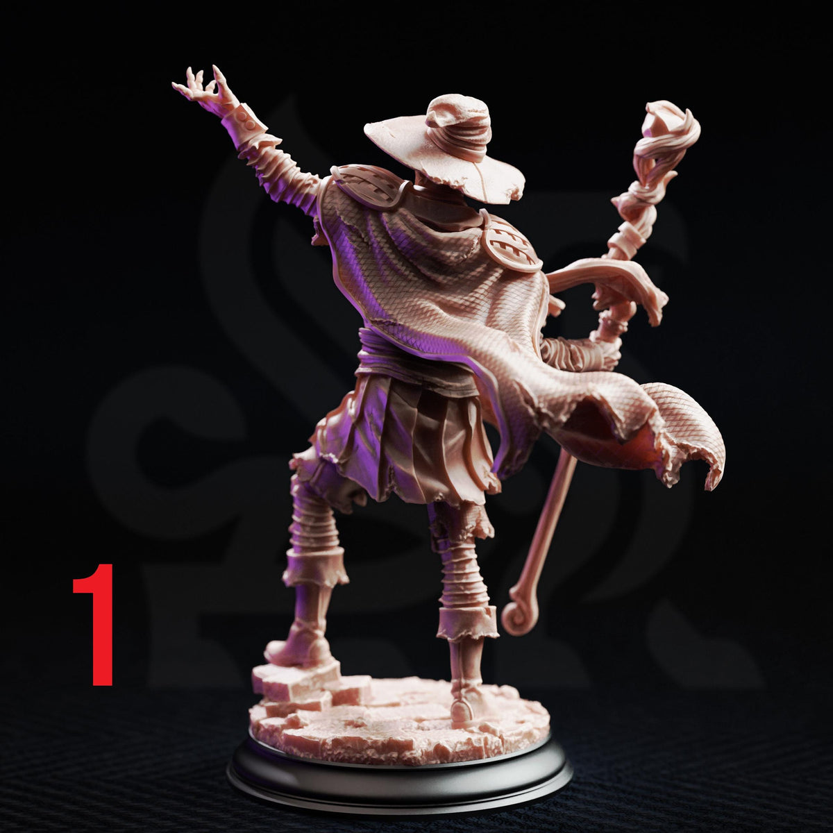 Dragonblight Cursed Wizard Mage Miniatures | Arcane University TTRPG D&D (32mm/75mm)