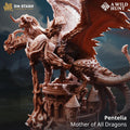 Pentelia, Mother of Dragons Miniature: 5-Headed Resin Boss, 32mm Scale