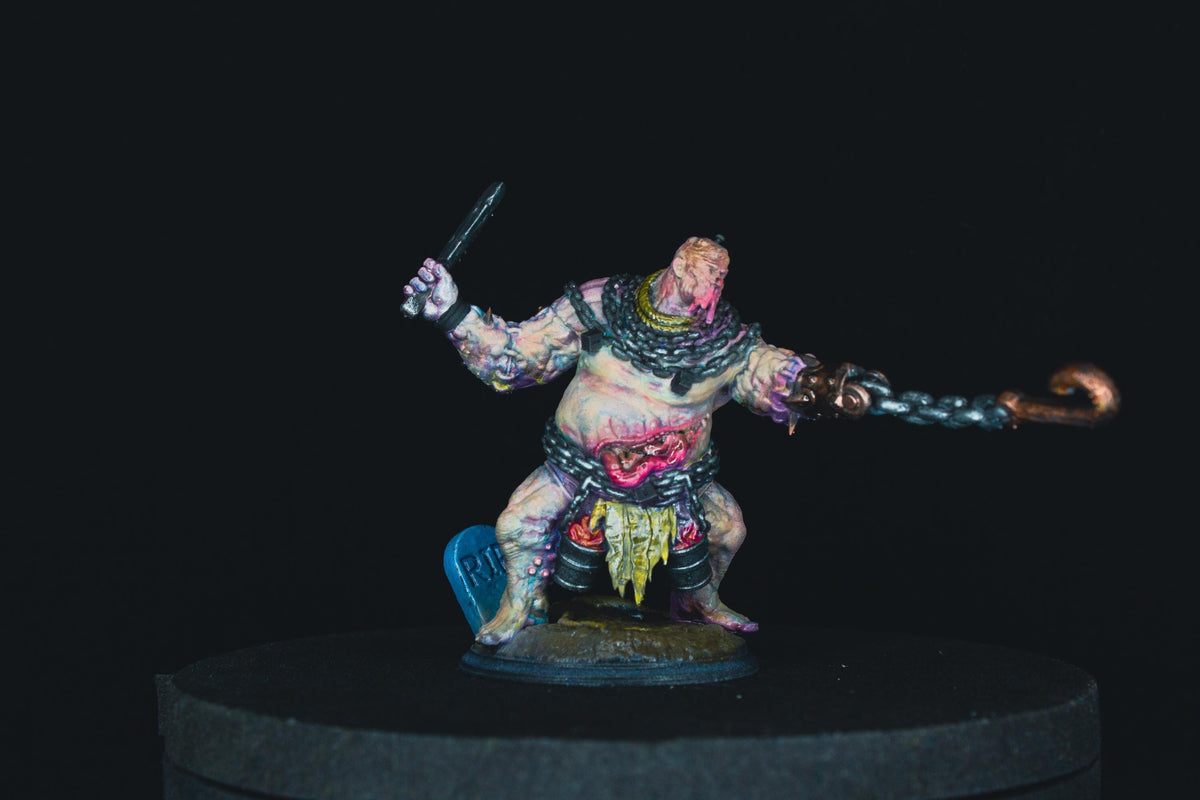 Pro Painted Flesh Golem Miniature - Sown One | Hand Painted Undead Monster, Custom Aberration Boss, D&D Horror Tabletop Display Figure