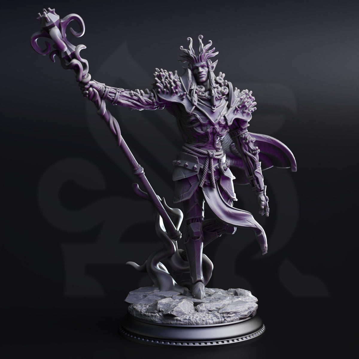 Blessed Servants of Vaezirak Elite Eldritch Cultist 16k Resin DM Stash 32mm Scale