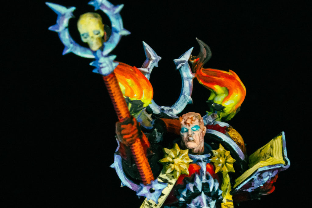 Pro Painted Sci-Fi Miniature - The Hated One | Hand Painted Dark Apostle Proxy for Wargames, 28mm Grimdark Chaotic Legion Priest