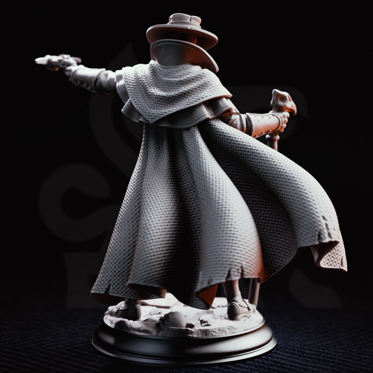 Doktor Jakobson Miniature | Deranged Plague Doctor Alchemist D&D Figure, DM Stash 32mm 75mm Unpainted Resin Tabletop RPG Display Figure