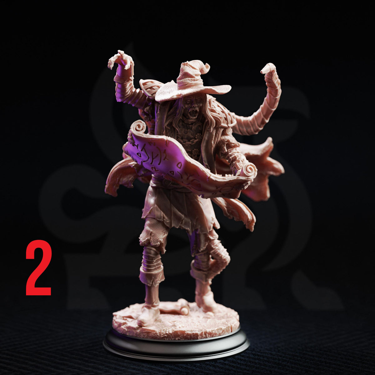 Dragonblight Cursed Wizard Mage Miniatures | Arcane University TTRPG D&D (32mm/75mm)