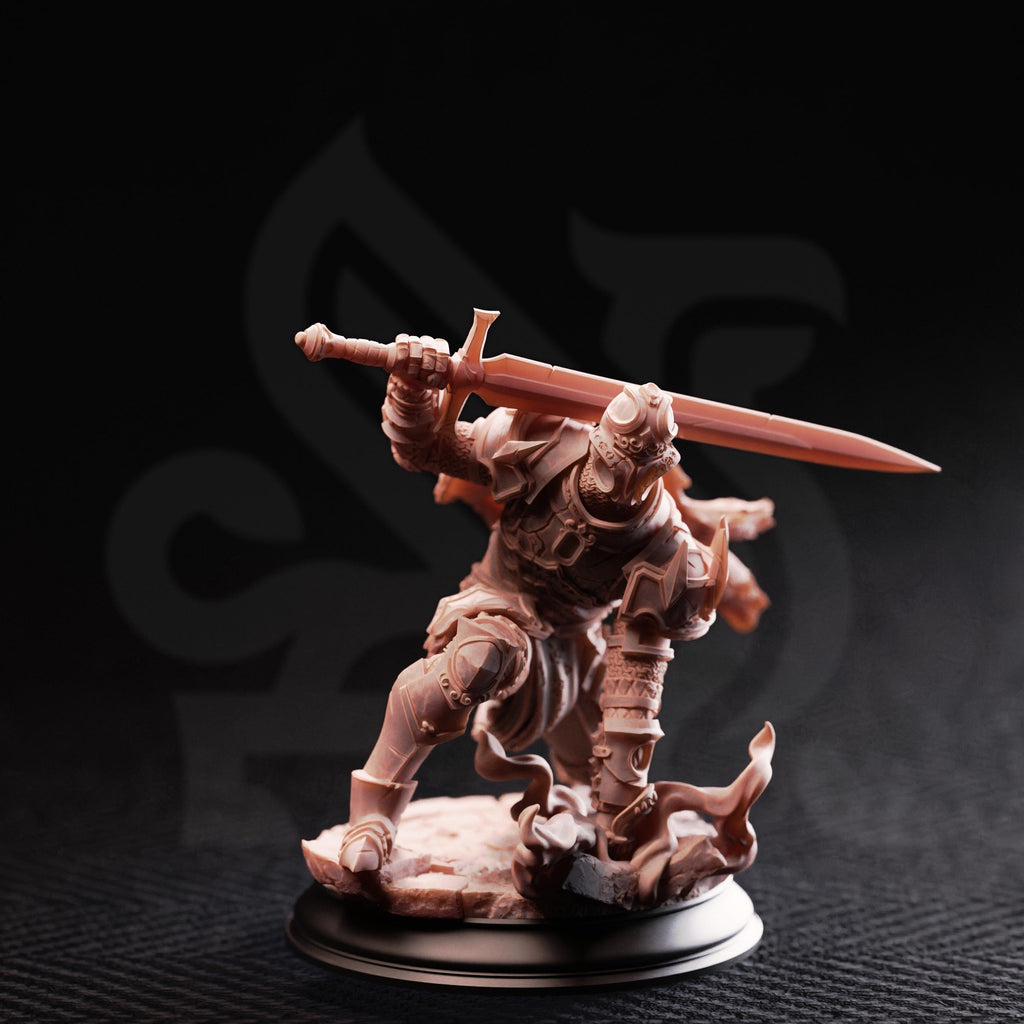 Animated Armour Miniature | Helmed Horror Construct, D&D Pathfinder RPG