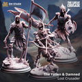 Lost Crusaders The Fallen Damned Boss 16k Resin Monster DM Stash Huge 32mm Scale Enemy