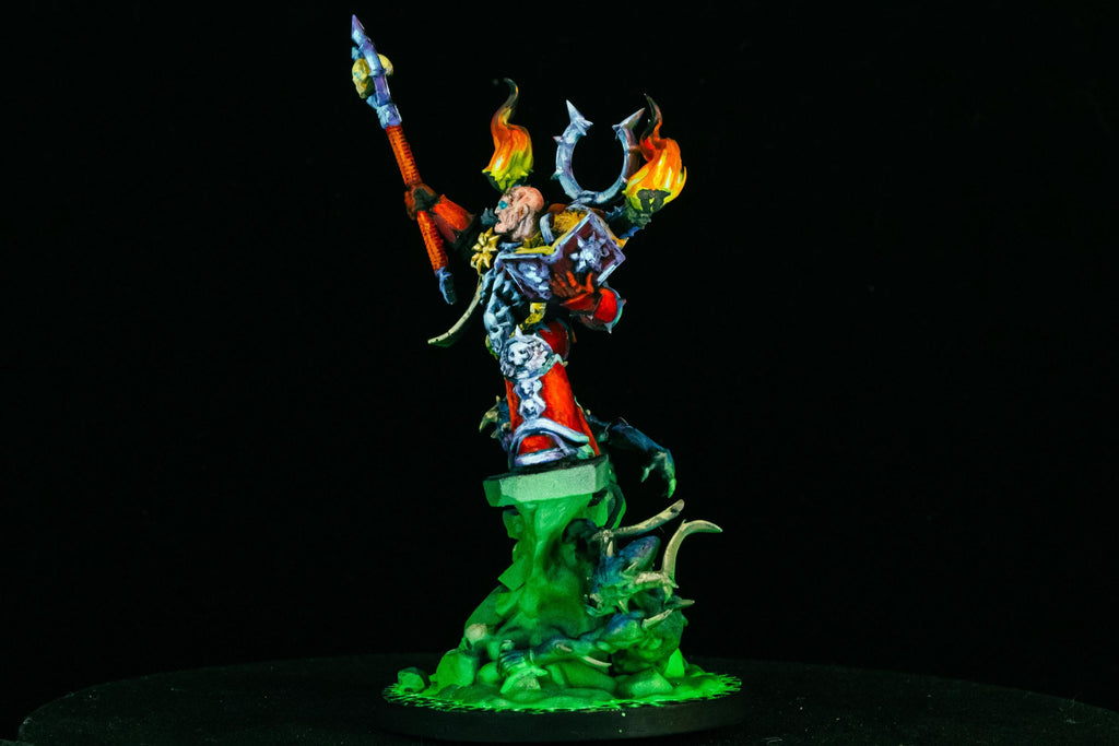 Pro Painted Sci-Fi Miniature - The Hated One | Hand Painted Dark Apostle Proxy for Wargames, 28mm Grimdark Chaotic Legion Priest