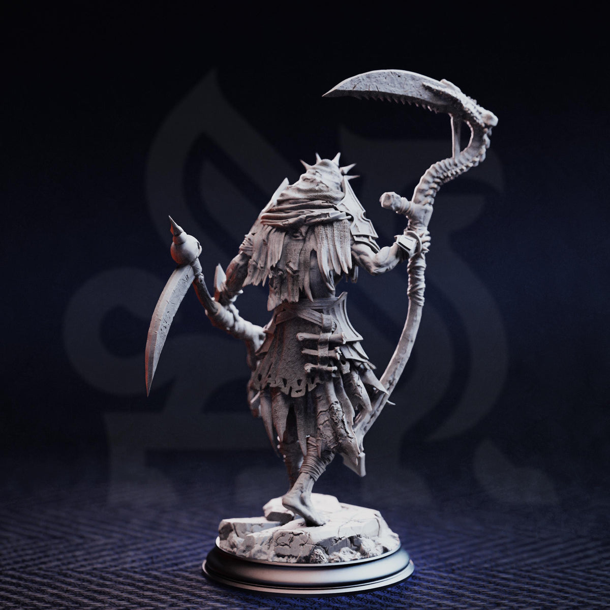 Norminos The Flesh Reaper 16k Resin Miniature DM Stash 32mm Undead Assassin