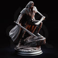 Mayor Severin Linhardt Miniature | Retired Hexhunter D&D Fighter Rogue, DM Stash 32mm 75mm Unpainted Resin Tabletop RPG Display Figure