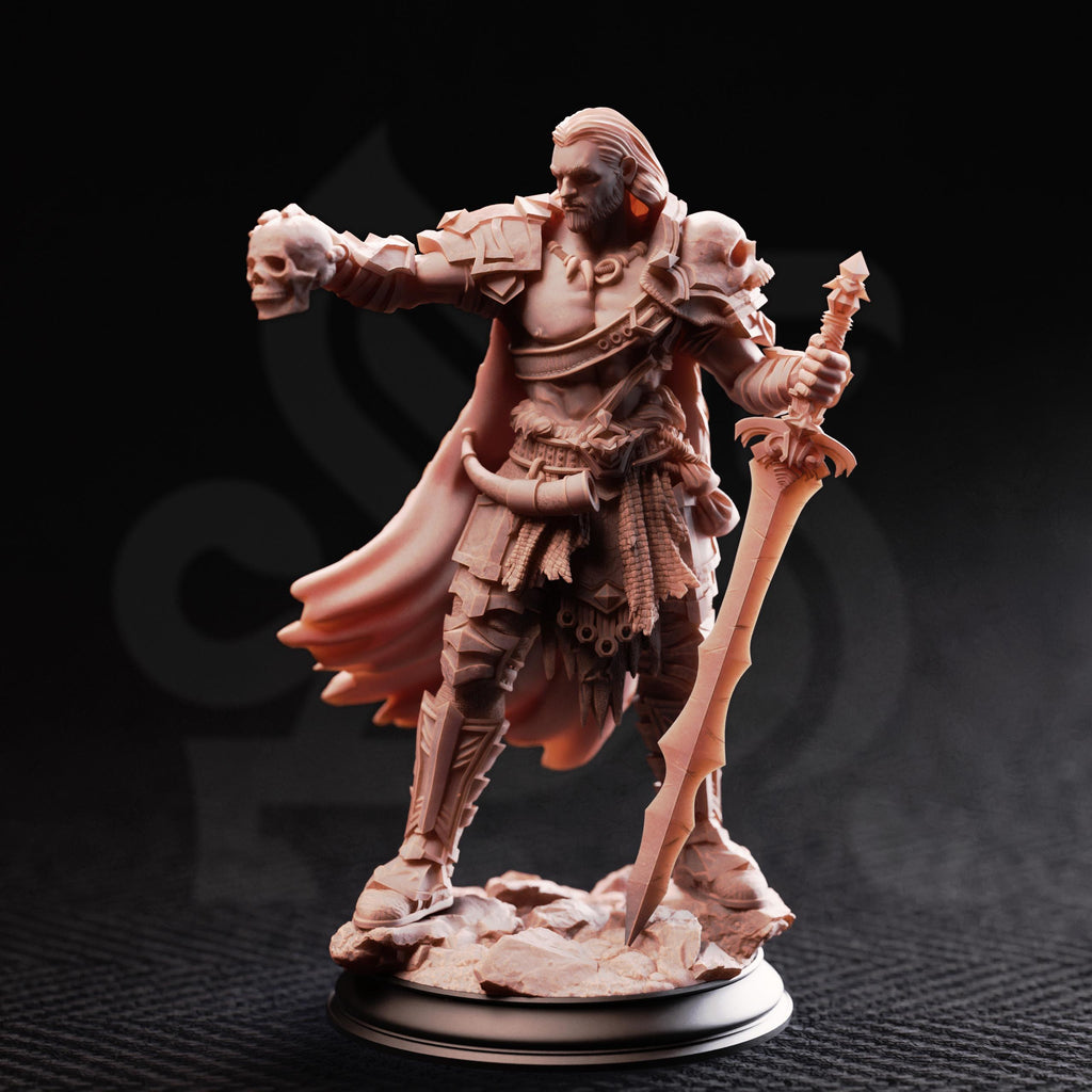 Corsicus Swordsman Miniature | Northern Warrior, Fighter, Barbarian RPG Figure