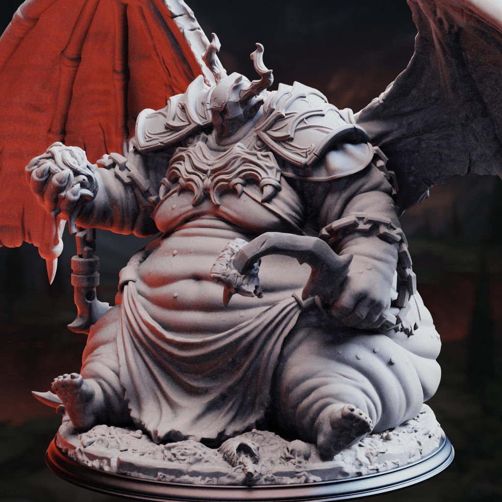 Bodge The Ravenous Gluttony Devil 16k Resin Monster DM Stash Large 32mm Boss