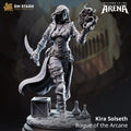 Kira Solseth Elf Rogue Miniature | D&D Arcane Trickster, 16K Resin (32mm Scale)