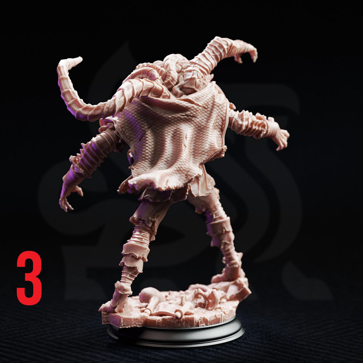 Dragonblight Cursed Wizard Mage Miniatures | Arcane University TTRPG D&D (32mm/75mm)