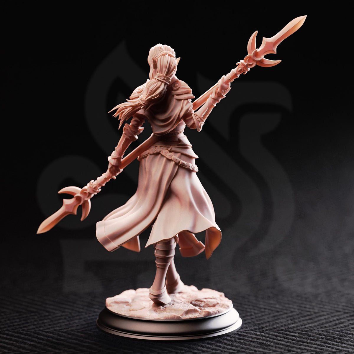 Ninera Glynvari Elf Miniature | Rogue Assassin, Bladesinger (16K Resin Print)