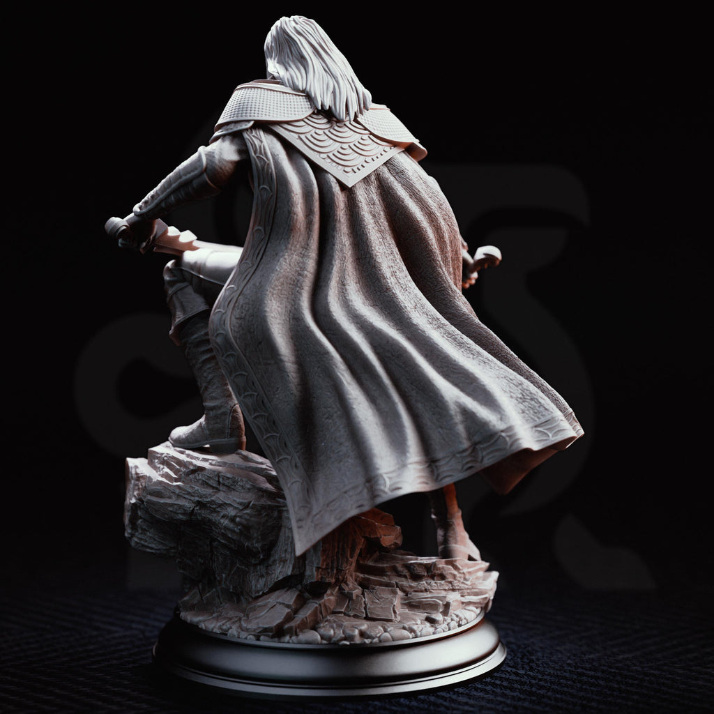Mayor Severin Linhardt Miniature | Retired Hexhunter D&D Fighter Rogue, DM Stash 32mm 75mm Unpainted Resin Tabletop RPG Display Figure