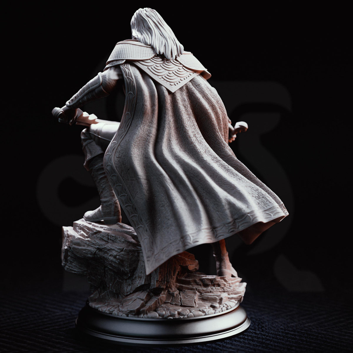 Mayor Severin Linhardt Miniature | Retired Hexhunter D&D Fighter Rogue, DM Stash 32mm 75mm Unpainted Resin Tabletop RPG Display Figure