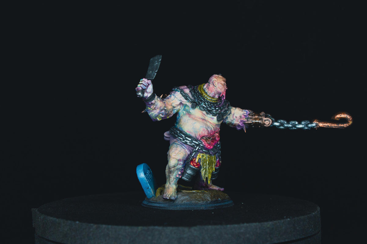 Pro Painted Flesh Golem Miniature - Sown One | Hand Painted Undead Monster, Custom Aberration Boss, D&D Horror Tabletop Display Figure