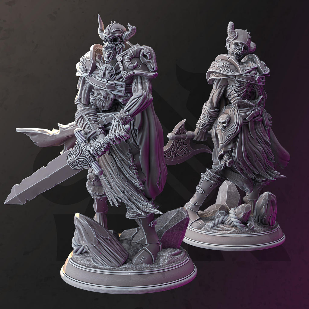 Arisen Warriors Skeletal Guardians Boss 16k Resin Monster DM Stash Huge 32mm Scale Enemy