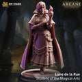 Lune de la Rue mini | DM Stash Arcane University | Female Wizard Sorceress Mage Apprentice Mini | 32mm Gaming 75mm Display Scale