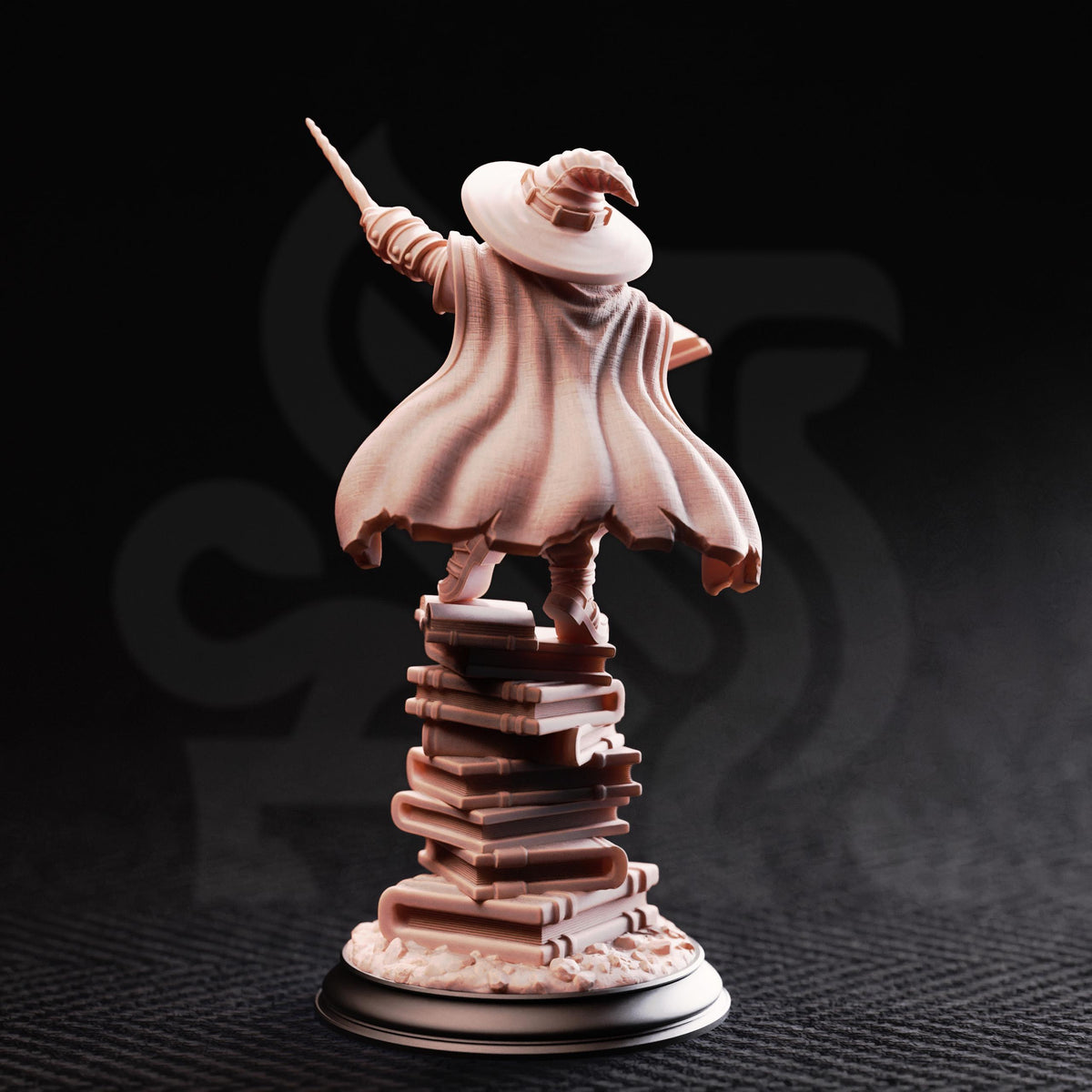 Manic Professor Miniature | 16K Resin Wizard, Artificer, Alchemist | D&D, Pathfinder