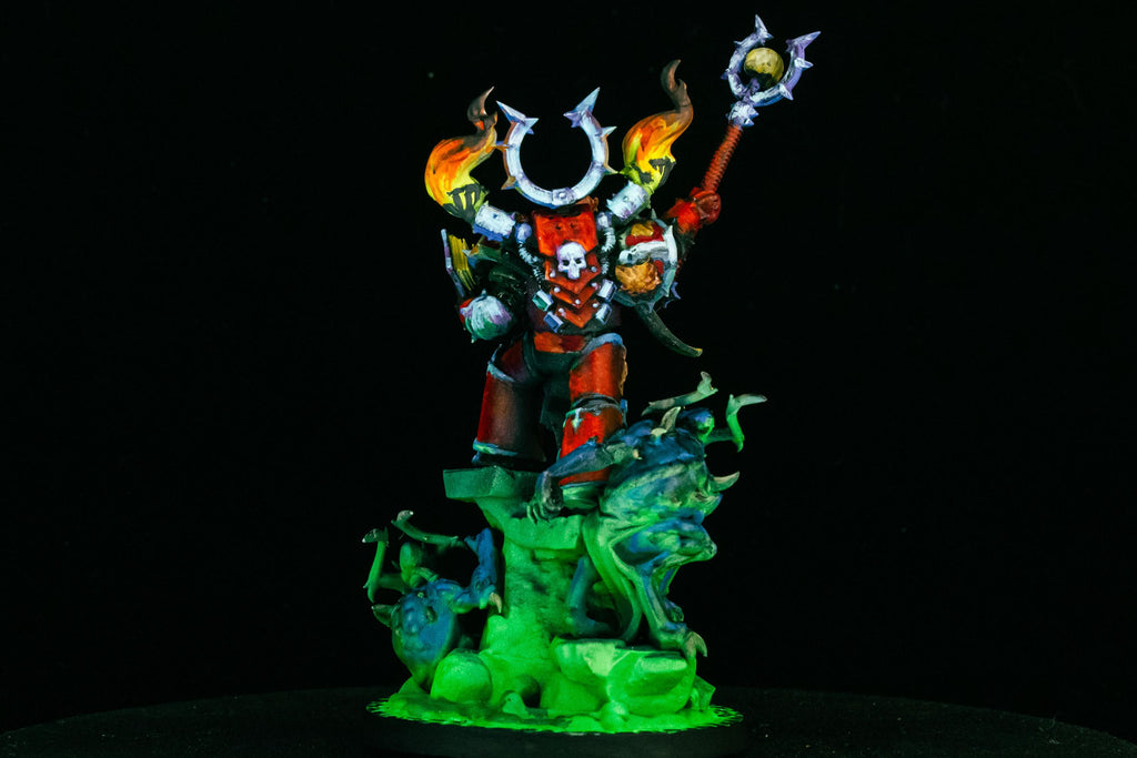 Pro Painted Sci-Fi Miniature - The Hated One | Hand Painted Dark Apostle Proxy for Wargames, 28mm Grimdark Chaotic Legion Priest
