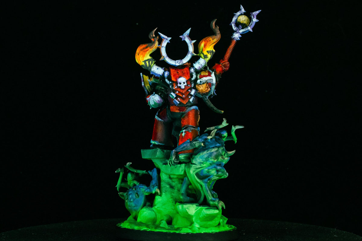 Pro Painted Sci-Fi Miniature - The Hated One | Hand Painted Dark Apostle Proxy for Wargames, 28mm Grimdark Chaotic Legion Priest