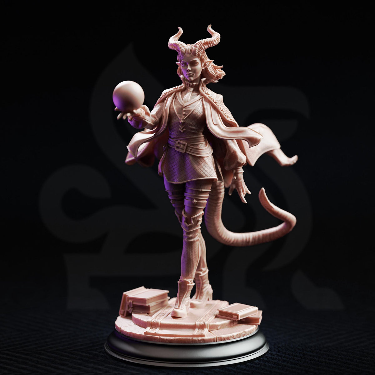 Ivy Dupre Student of Enchantment Mini | DM Stash Mage Wizard Bard | Female Sorceress Illusionist Miniature | 32mm Gaming 75mm Display Scale