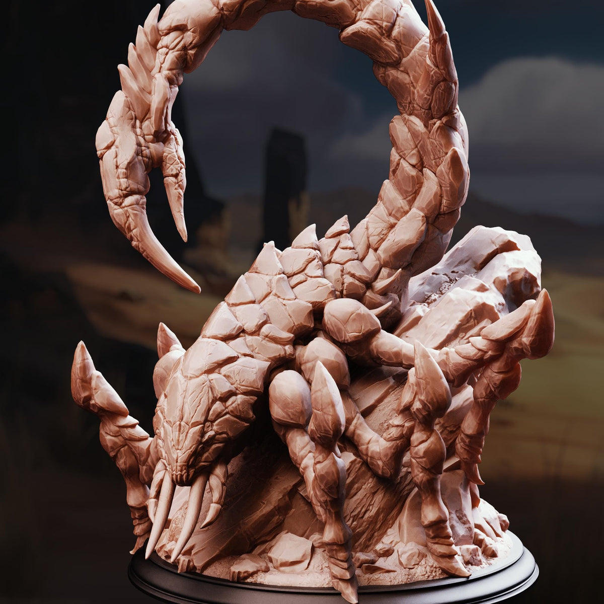 Ashqarid Sand Strider Boss 16k Resin Monster DM Stash Huge 32mm Scale Enemy