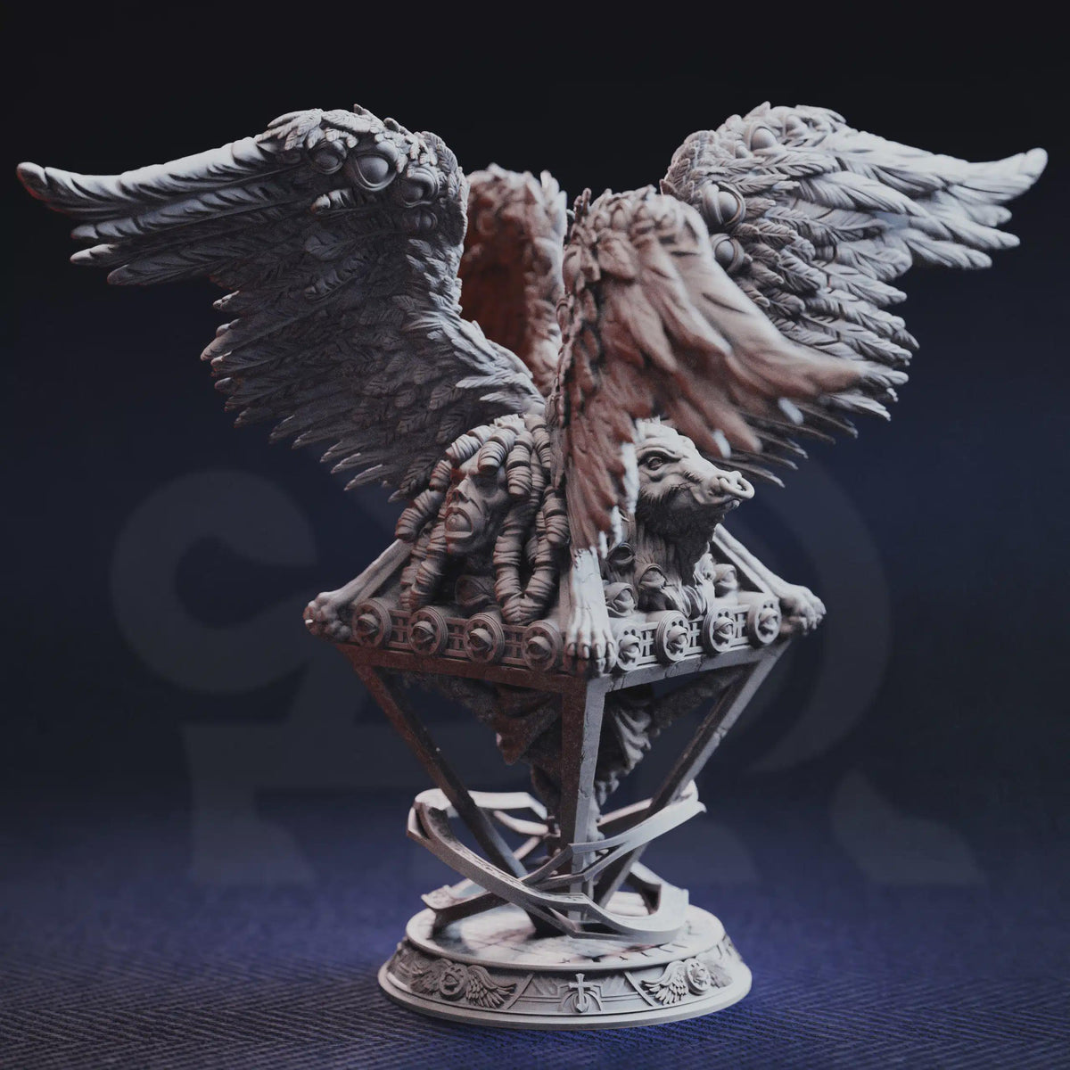 Cherubim Gatekeeper of Syelden 16k Resin Monster DM Stash Large 32mm Boss