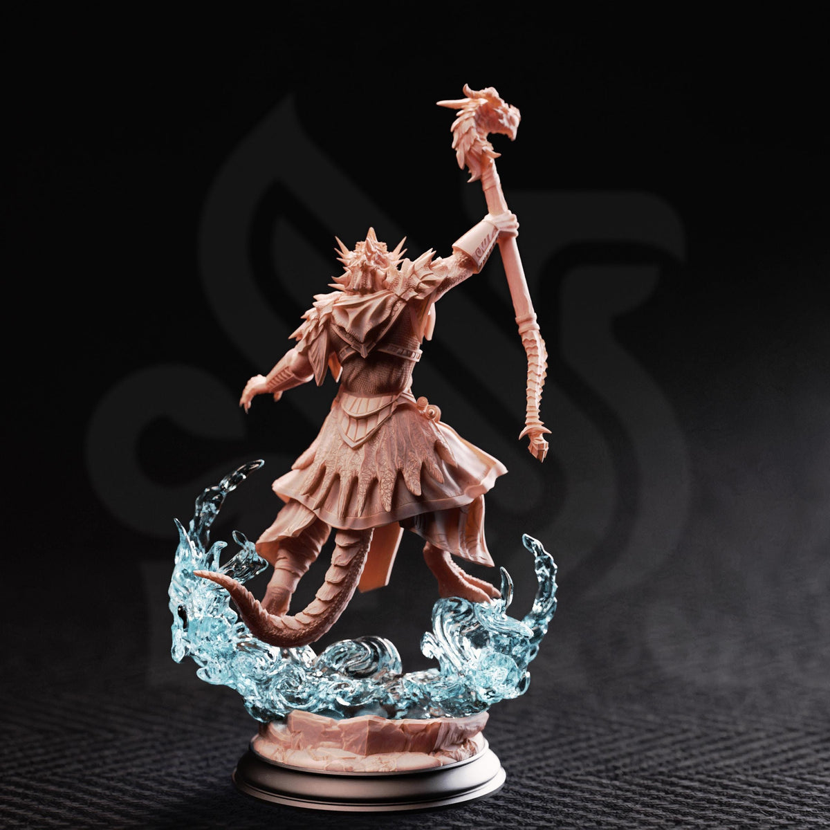 Artizak Stormscale Dragonborn Miniature | Chaos Sorcerer, Warlock, Wizard D&D Figure