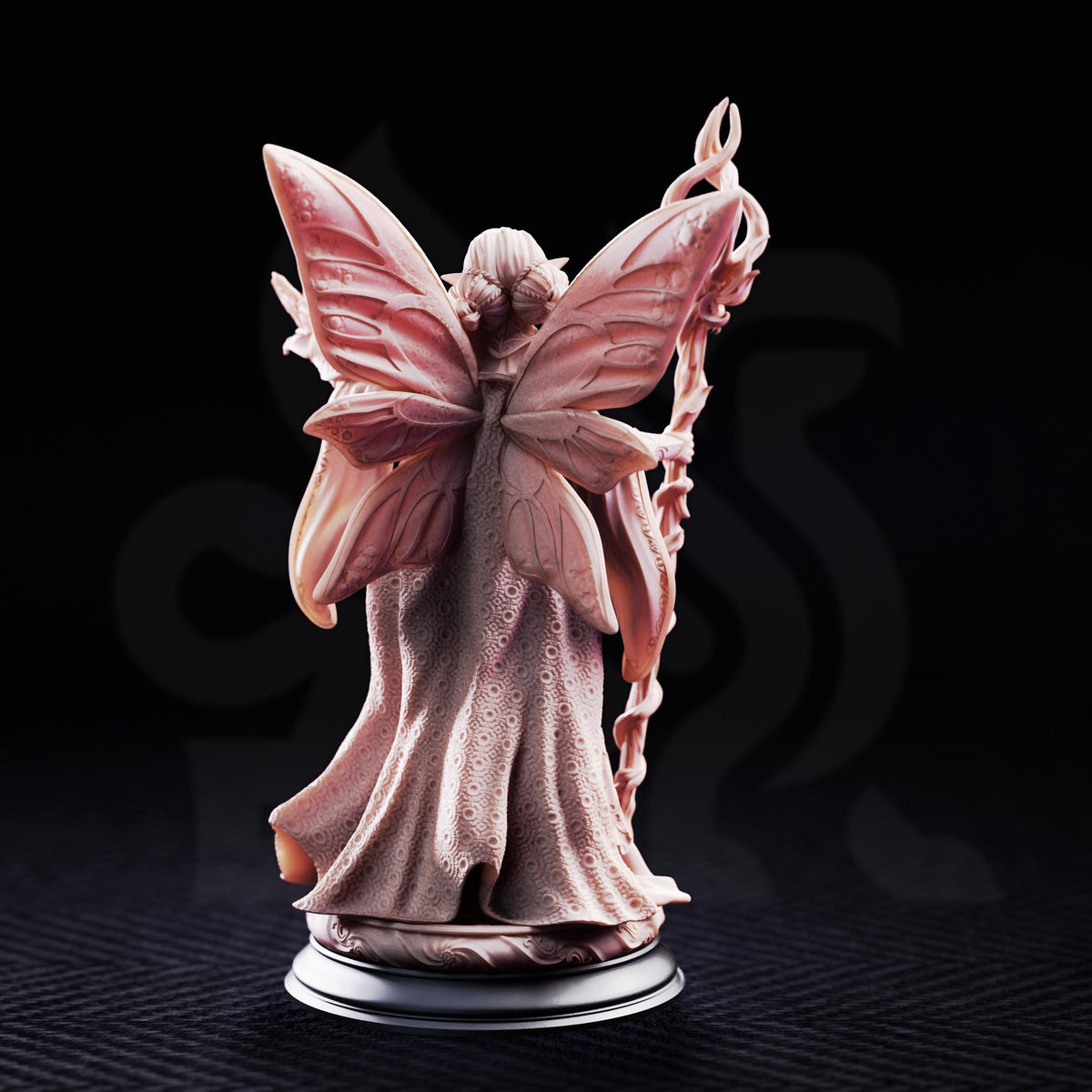 Feena Fairy Godmother Miniature | Tales Grimm Fey Sorceress Wizard D&D Figure, DM Stash 32mm 75mm Unpainted Resin Tabletop RPG Display Model