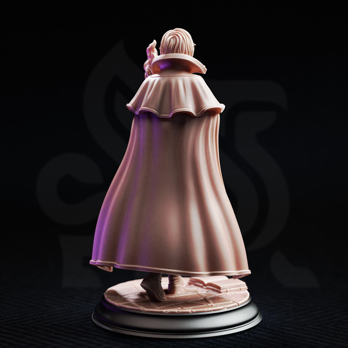 Lune de la Rue mini | DM Stash Arcane University | Female Wizard Sorceress Mage Apprentice Mini | 32mm Gaming 75mm Display Scale