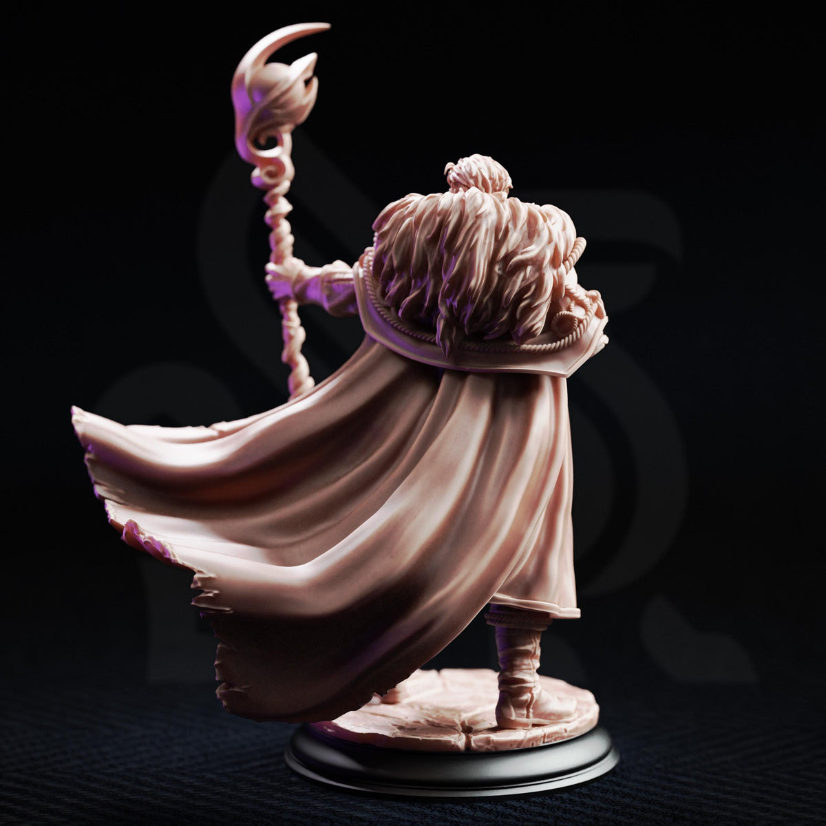 Frederik Vahlen Professor Mini | DM Stash Arcane University | Mad Scientist Wizard Alchemist Miniature | 32mm Gaming 75mm Display Scale