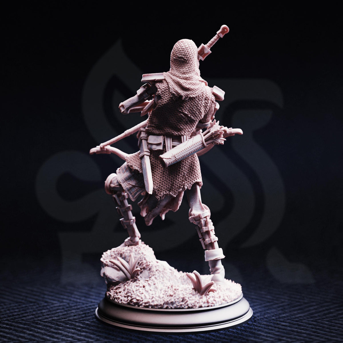 Lost Crusaders The Fallen Damned Boss 16k Resin Monster DM Stash Huge 32mm Scale Enemy