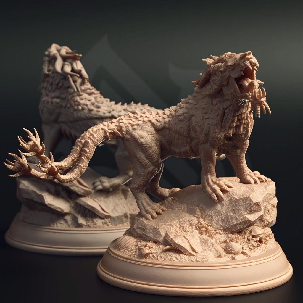 Estranith Godless Panther Boss 16k Resin Monster DM Stash Huge 32mm Scale Enemy