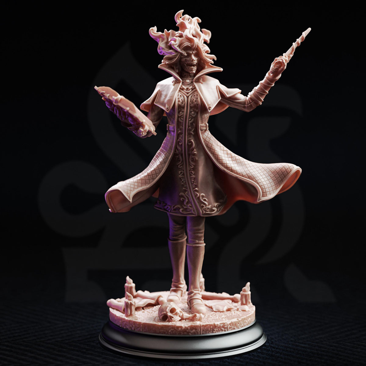 Margaux Delecour Headmistress Mini Pack | DM Stash Arcane University | Female Wizard Sorceress Archmage Miniature | 32mm Gaming 75mm Display