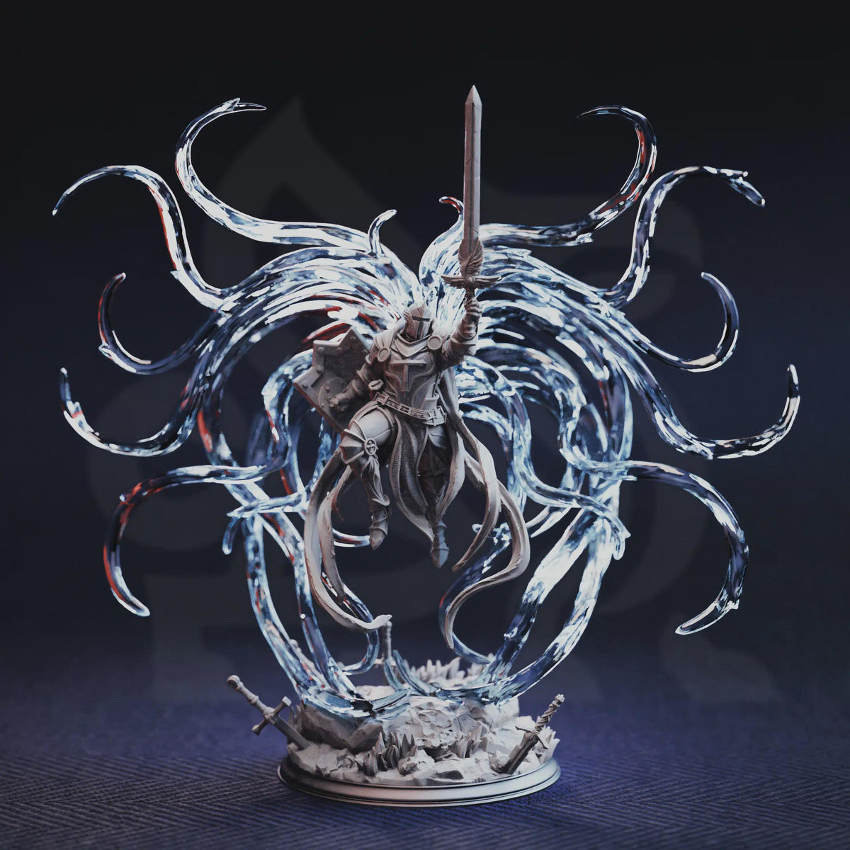 Leopold The Ascended Justice Reborn 16k Resin Monster DM Stash Large 32mm Boss