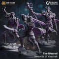 Blessed Servants of Vaezirak Elite Eldritch Cultist 16k Resin DM Stash 32mm Scale