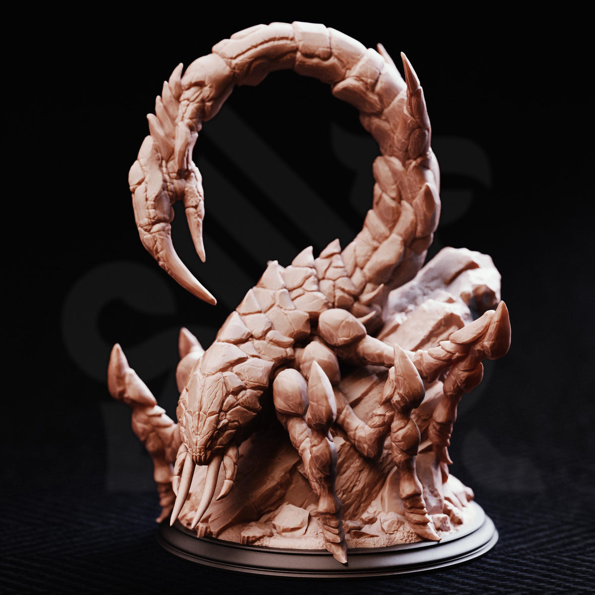 Ashqarid Sand Strider Boss 16k Resin Monster DM Stash Huge 32mm Scale Enemy
