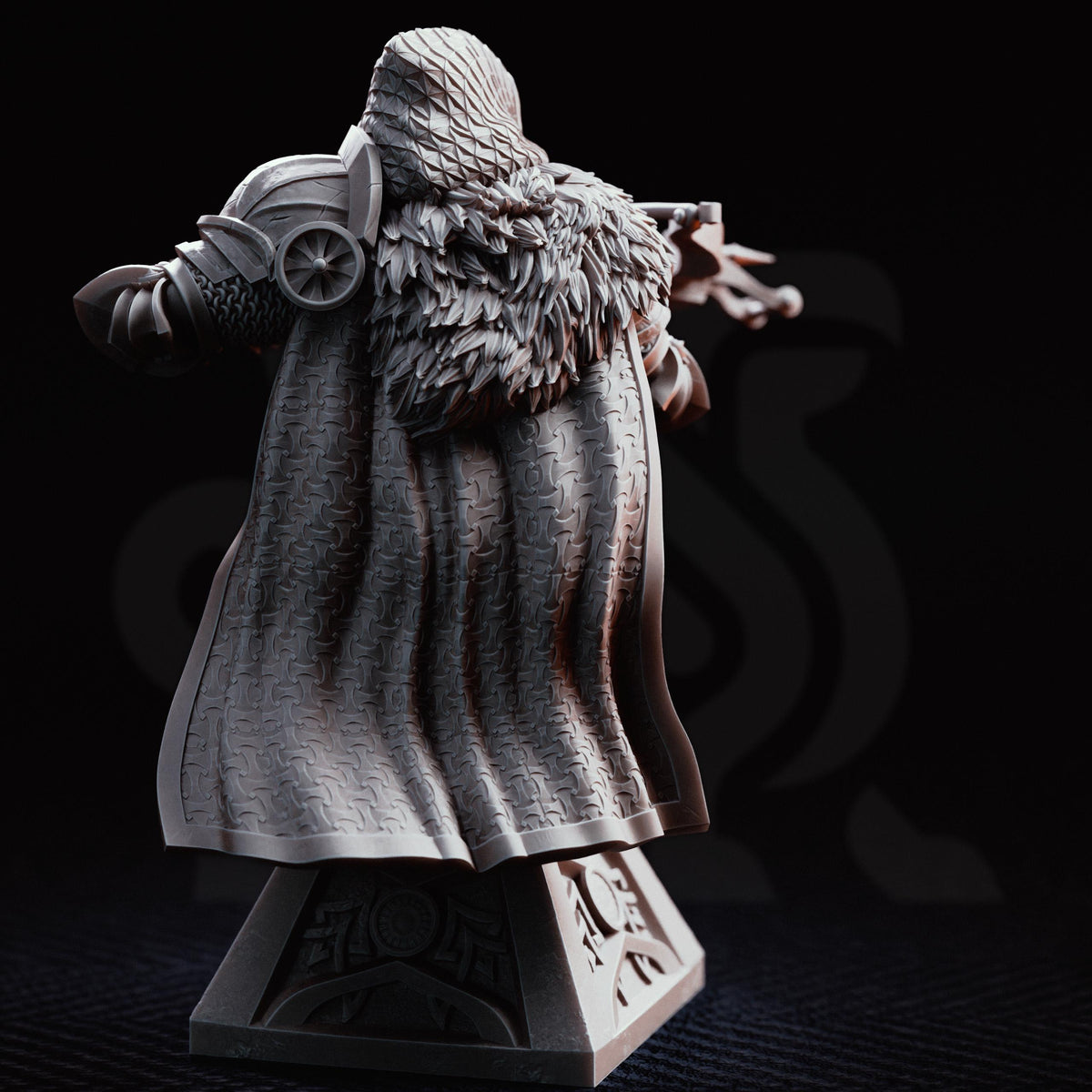 Erik of the Scarlett Road Crossbow Knight Bust Miniature | D&D Fighter Rogue Model, DM Stash Unpainted Resin Tabletop RPG Display Figure