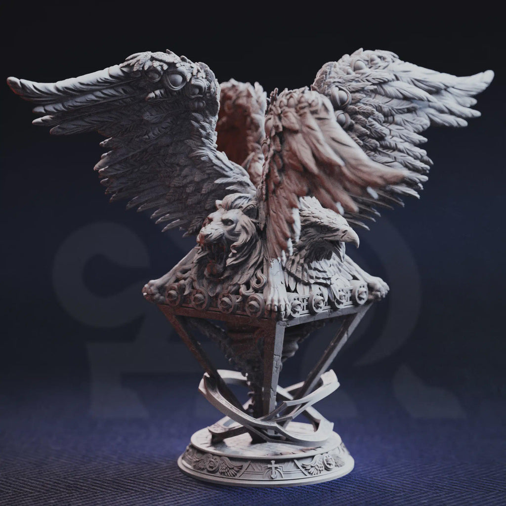 Cherubim Gatekeeper of Syelden 16k Resin Monster DM Stash Large 32mm Boss