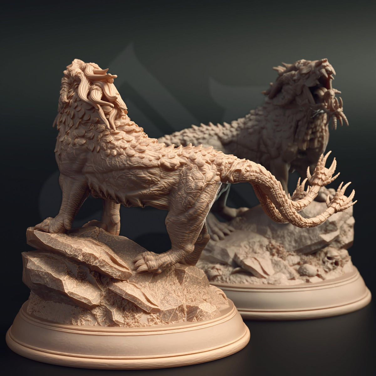 Estranith Godless Panther Boss 16k Resin Monster DM Stash Huge 32mm Scale Enemy
