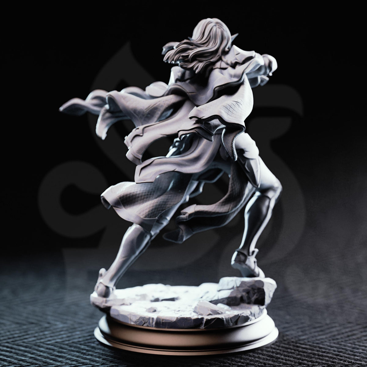 Cerindelia High Elf Spellsword Miniature | D&D Bladesinger, Eldritch Knight RPG