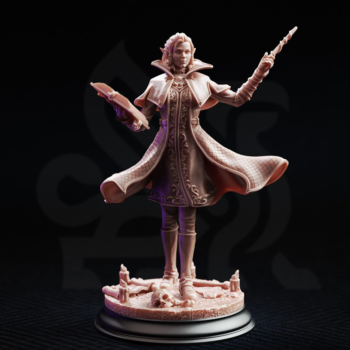 Margaux Delecour Headmistress Mini Pack | DM Stash Arcane University | Female Wizard Sorceress Archmage Miniature | 32mm Gaming 75mm Display
